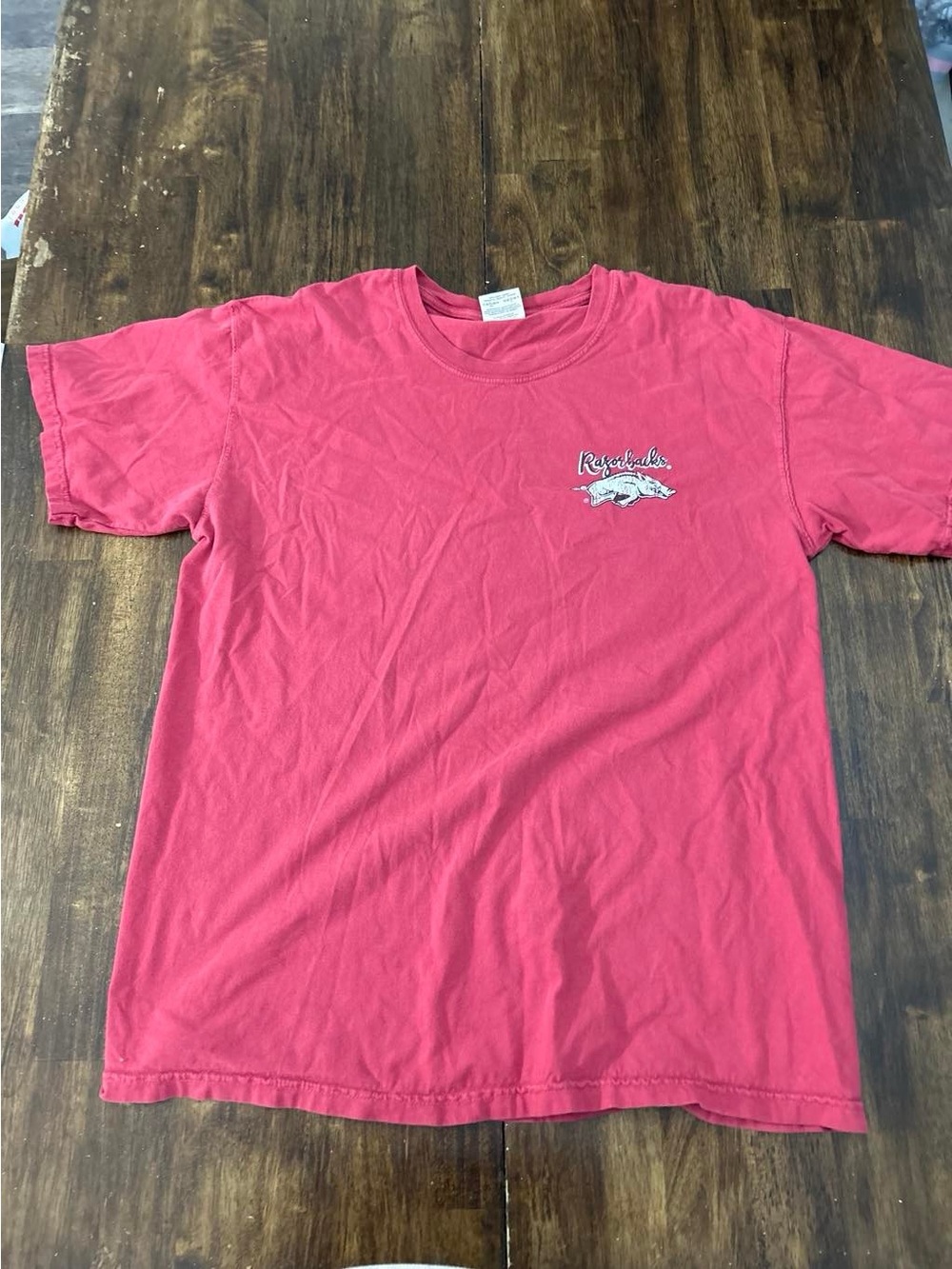Comfort Colors Coral Short-Sleeve Crewneck T-Shirt with Chest Logo